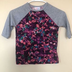 LulaRoe KIDS shirt size 4